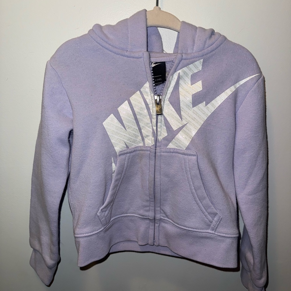 Nike Kids Lavender Zip-Up Hoodie